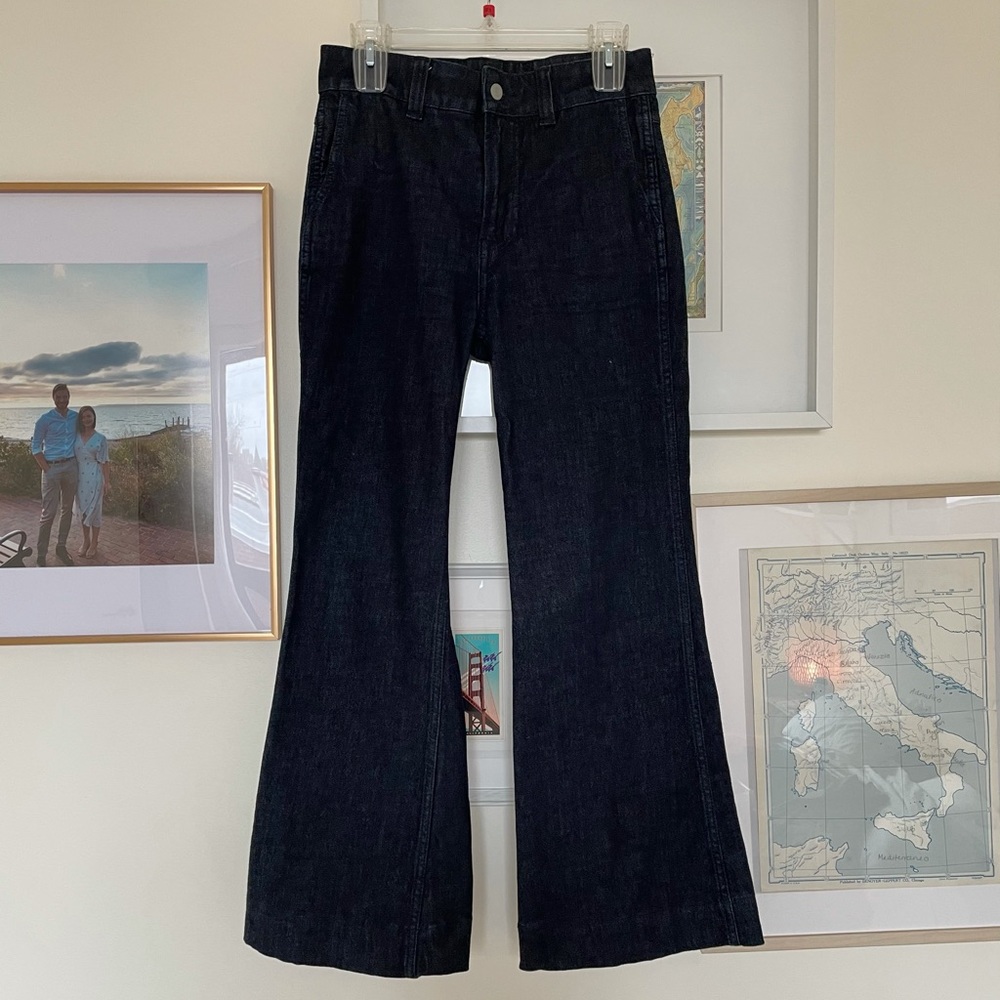 J. Crew Dark Flare Jeans